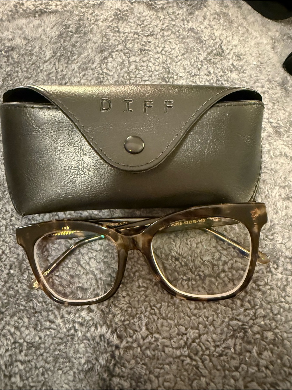 Diff Brown Tortoise Winston Glasses for Frames
